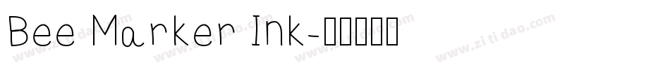 Bee Marker Ink字体转换